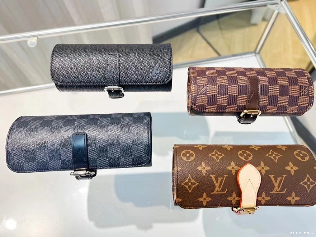 CUSTOM LV CHECKERED CASE WATCH 0822